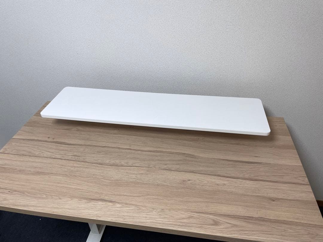 木目調 電動昇降パソコンデスク