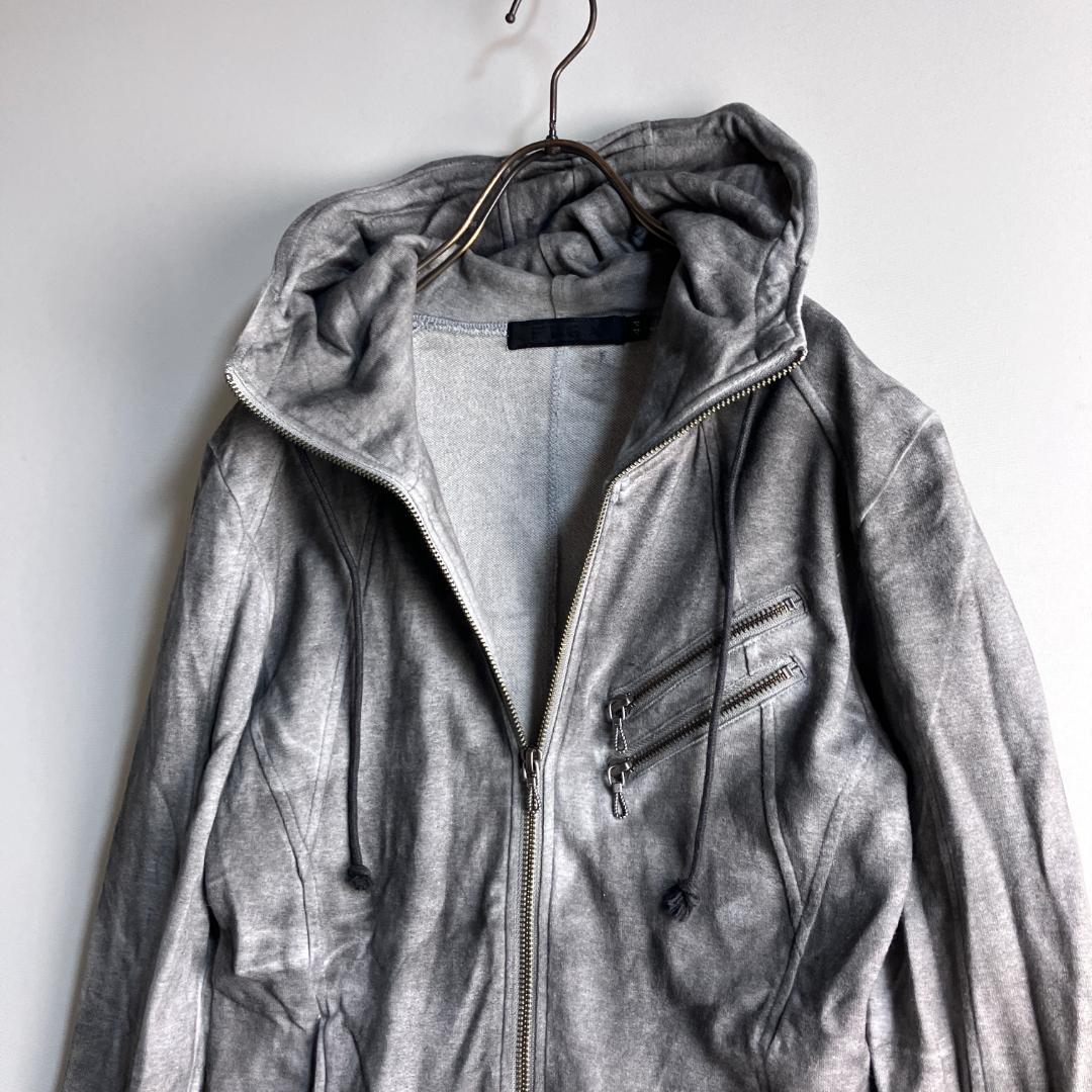 青みそさま　FUGA ネオグランジ y2k 変形フーディ マルチジップ フェード