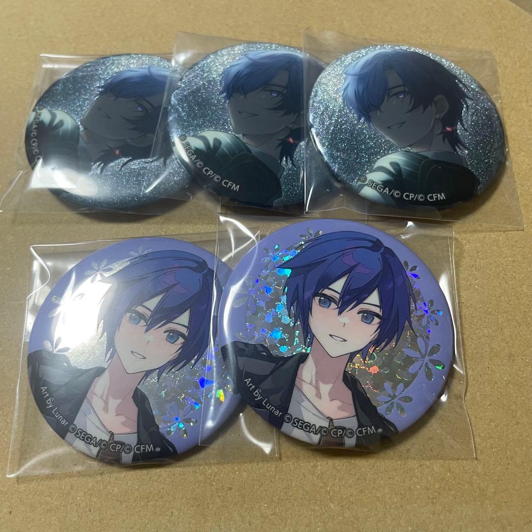 プロセカ KAITO グリッター缶バッジ プロジェクトセカイ カイト - メルカリ