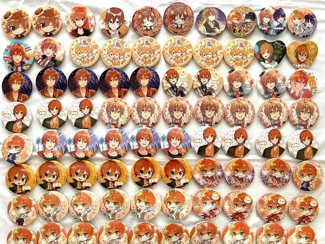 ◆すとぷり ジェルくん 缶バッジ 130個まとめ売り ◆