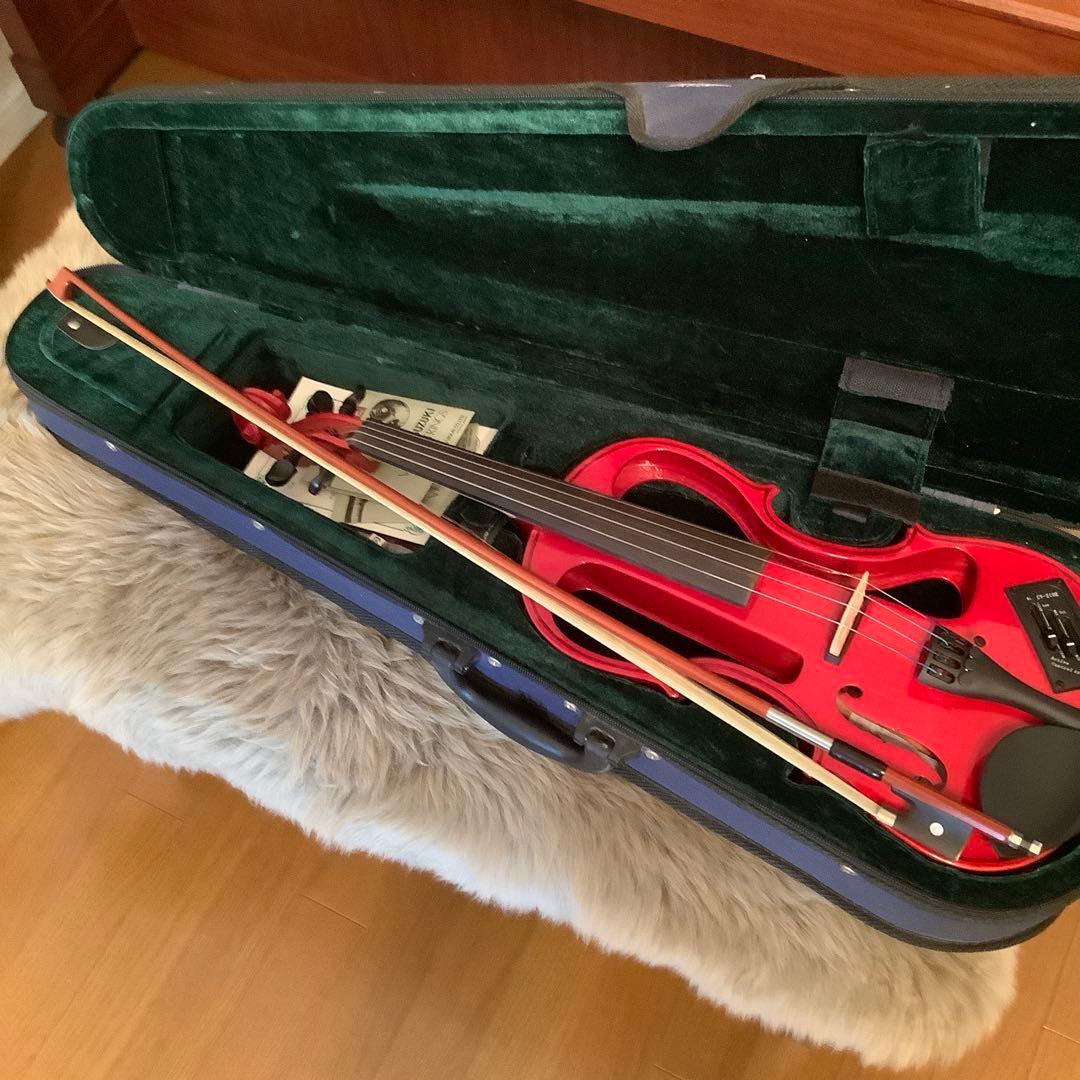 エレクトリックバイオリン　レッドGV-210B