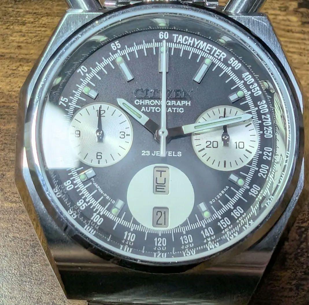 デッドストック級　シチズンチャレンジタイマー　オクダゴン　GN-4W-S