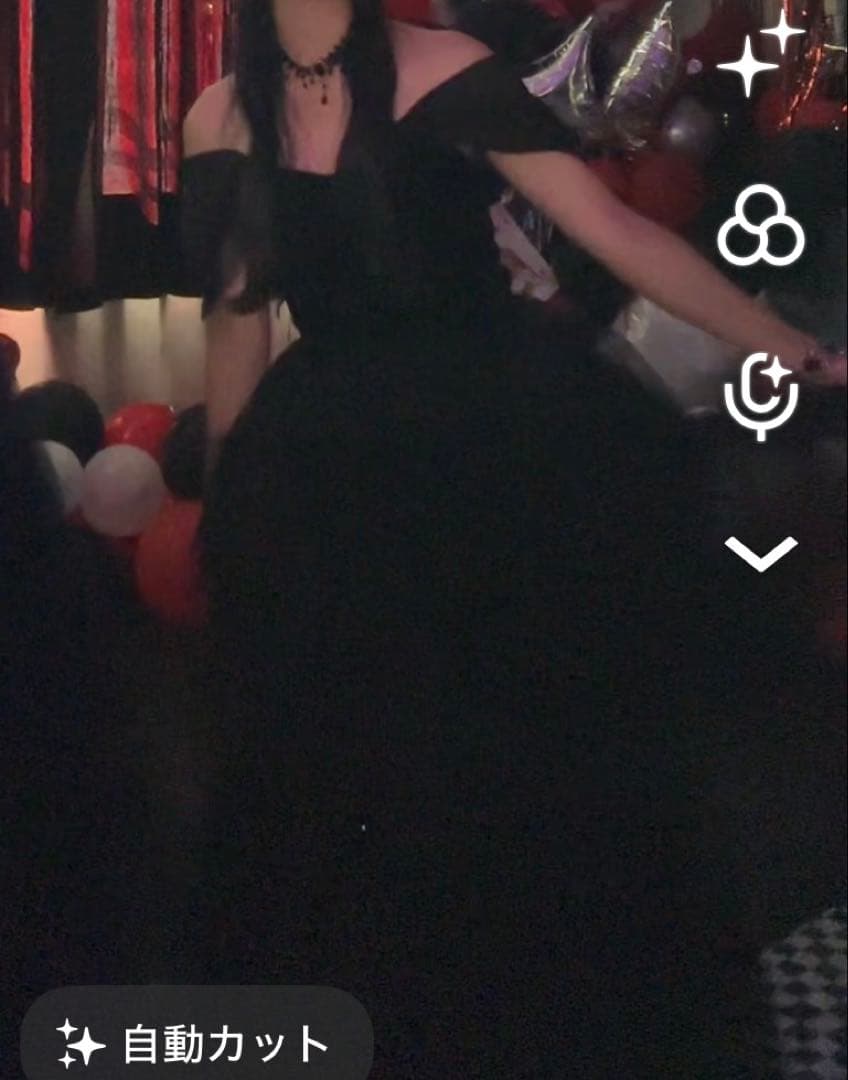 文化祭 ドレス 黒