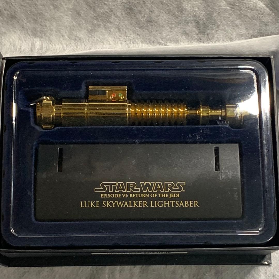 star wars ミニライトセーバー　ルーク　ゴールド　ノーマル　エピソード6