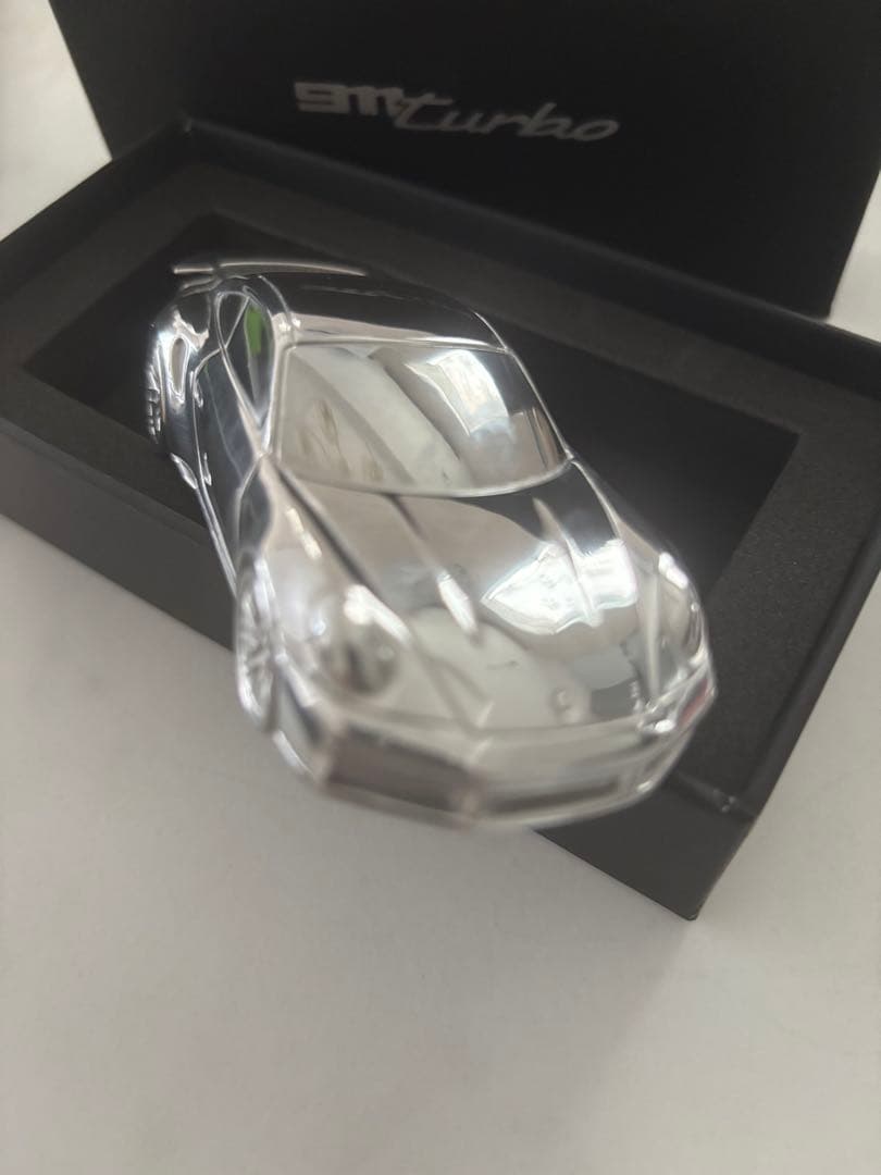 ポルシェporsche911turbo メタルカーミニカー 希少ペーパーウェイト