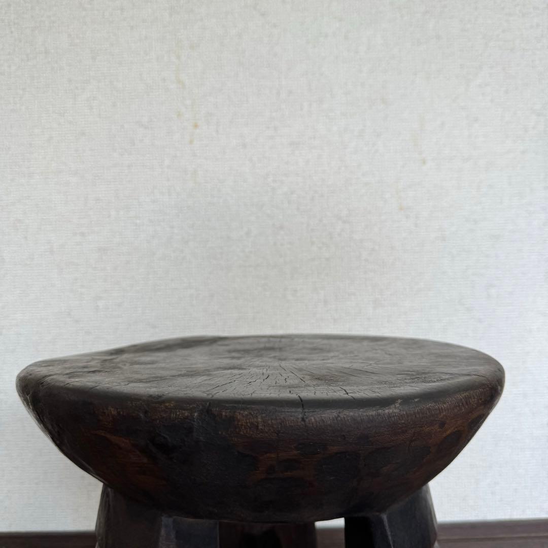 アフリカ ブルキナファソ ヌヌマ族 スツールb 民藝 椅子 古道具 ビンテージ