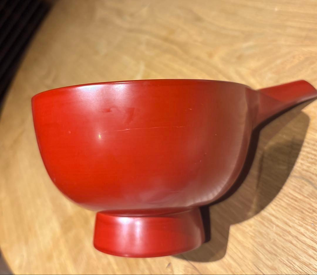 浄法寺漆器｜片口｜朱｜4.5寸｜岩舘正二｜初代