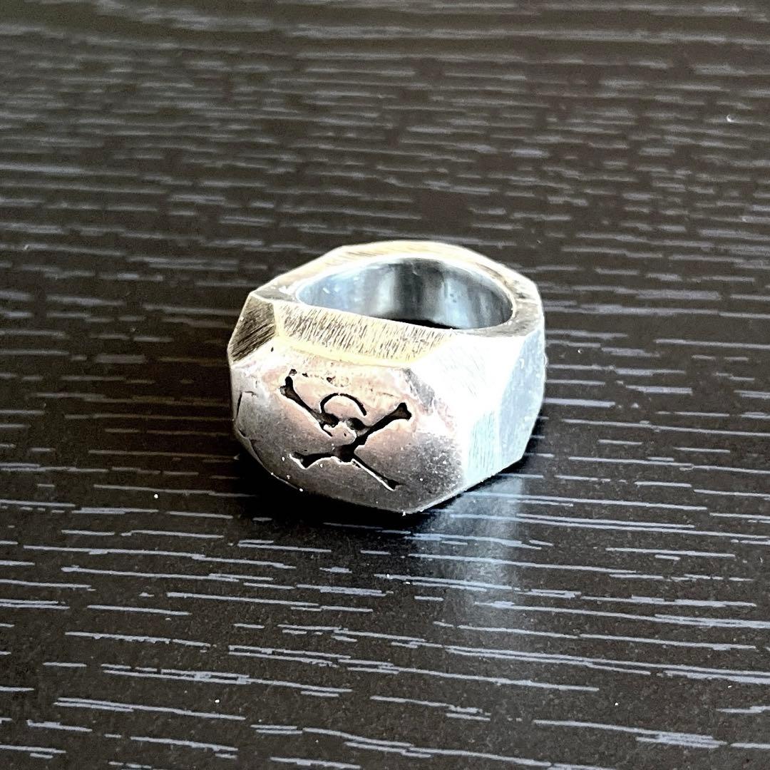 gunda ガンダ シンボル リング スカルモチーフ 約14号位