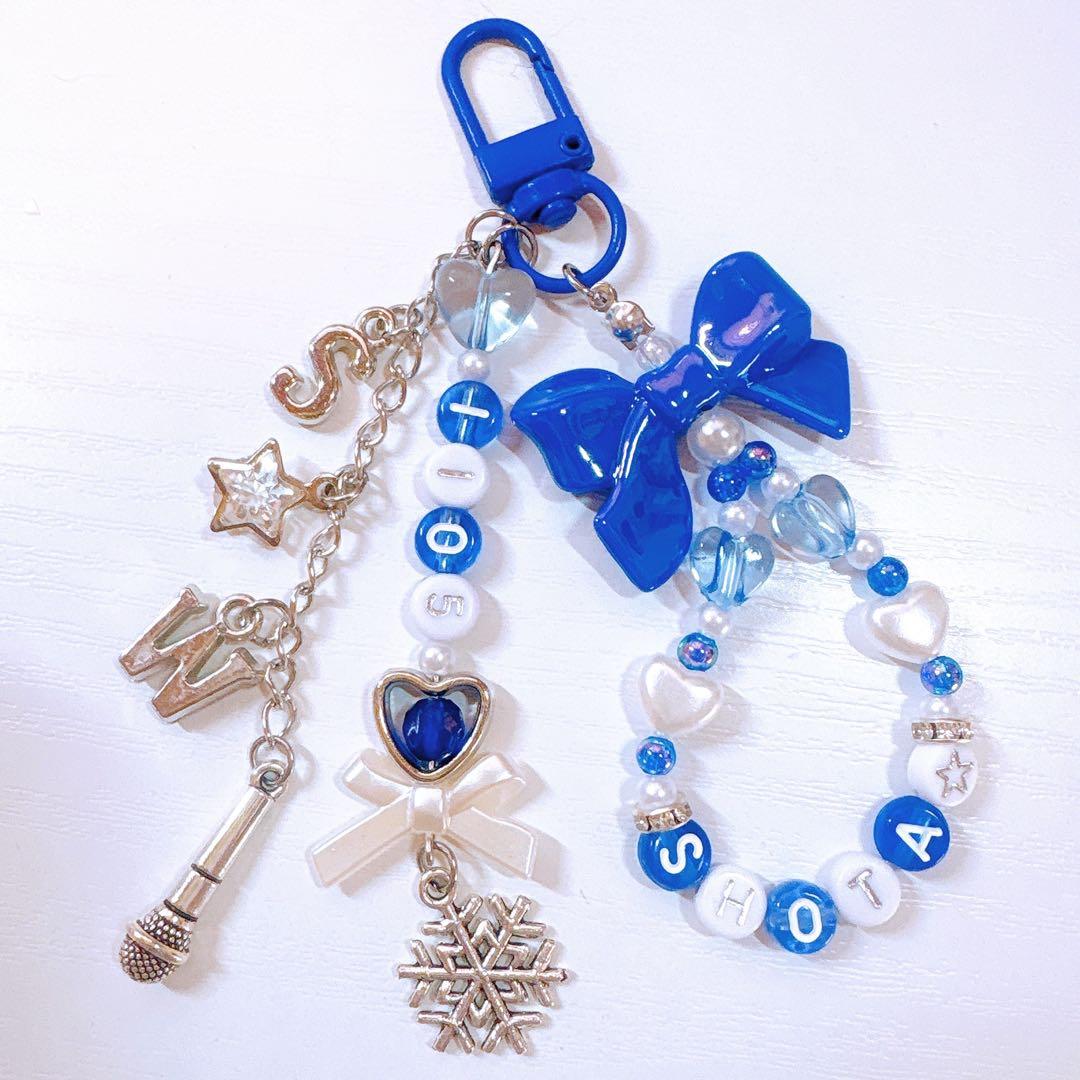 No.389 SnowMan ビーズキーホルダー 渡辺翔太 コレクトブック - メルカリ