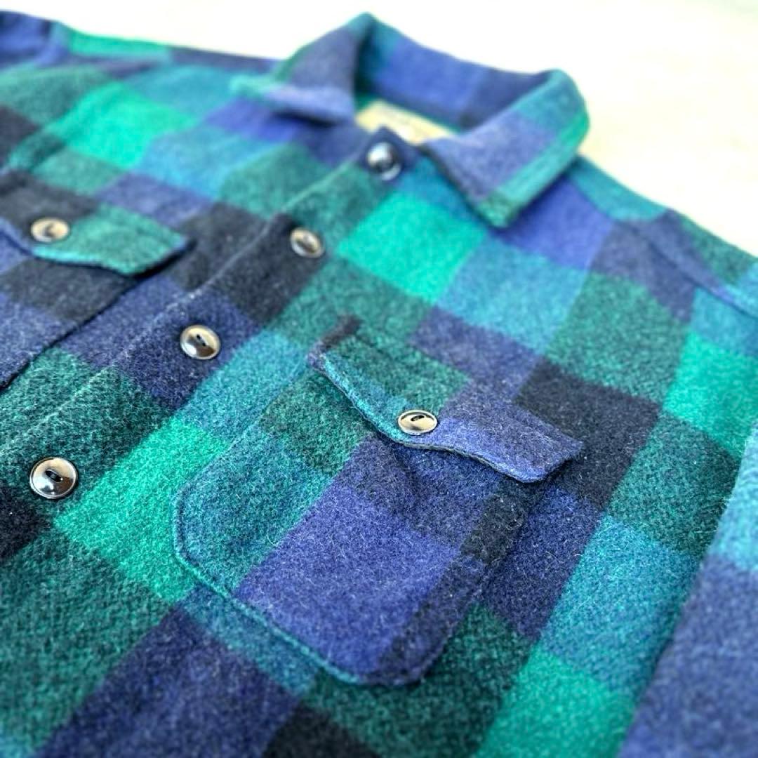 50s 60s CHIPPEWA WOOLENS ブロックチェック