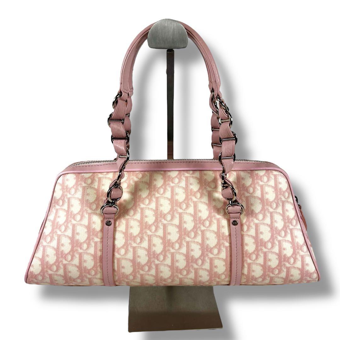 Christian Dior ロマンティック ハンドバッグ トロッター リボン