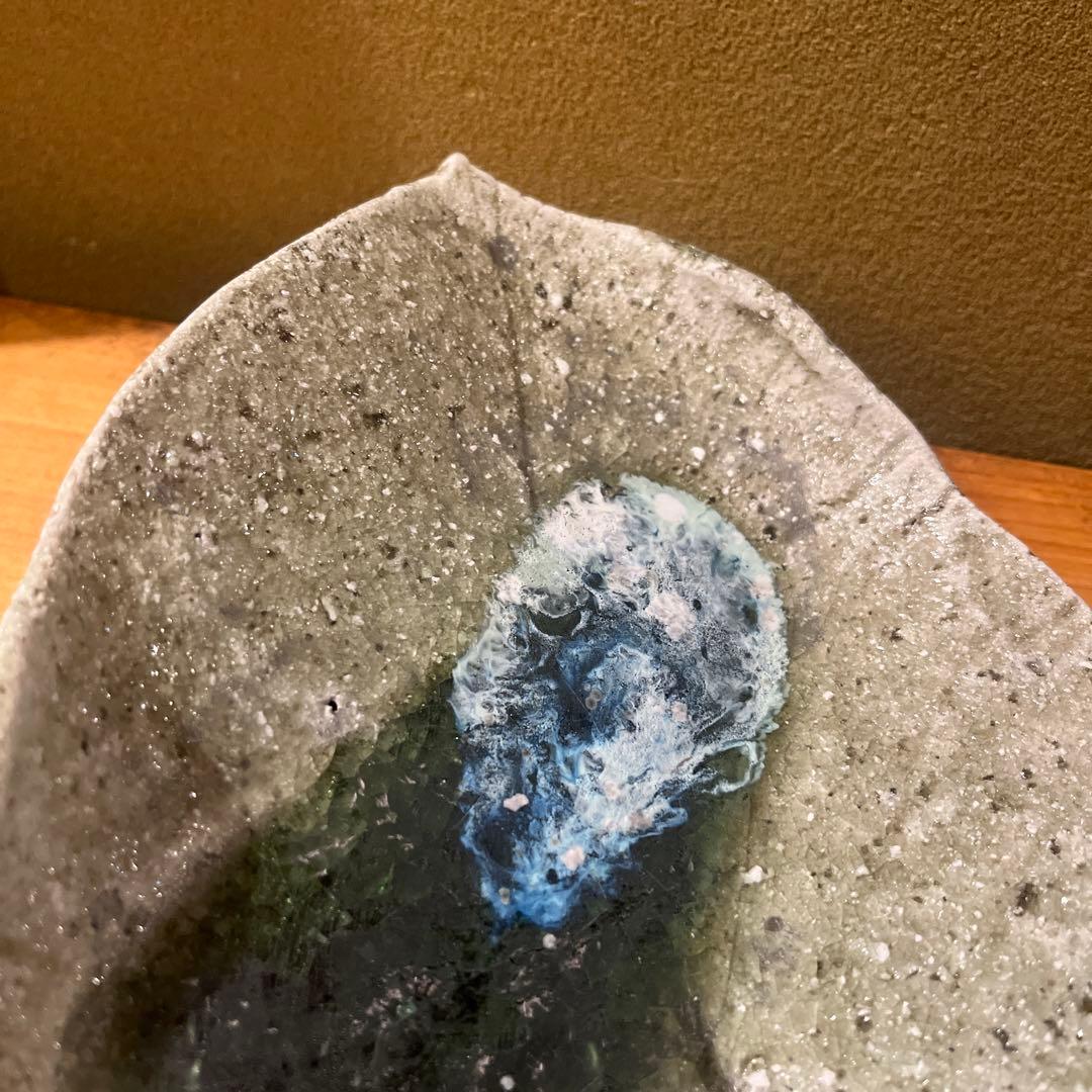 辻村唯 自然釉朴葉皿 大 1枚 - メルカリ