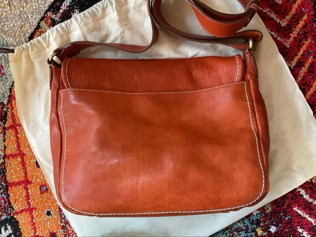 土屋鞄＃ショルダーバッグ＃オレンジ保存袋付きの通販はau PAY