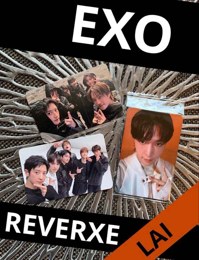 EXO【REVERXE】 レイ トレカ、団体トレカ2種 - メルカリ
