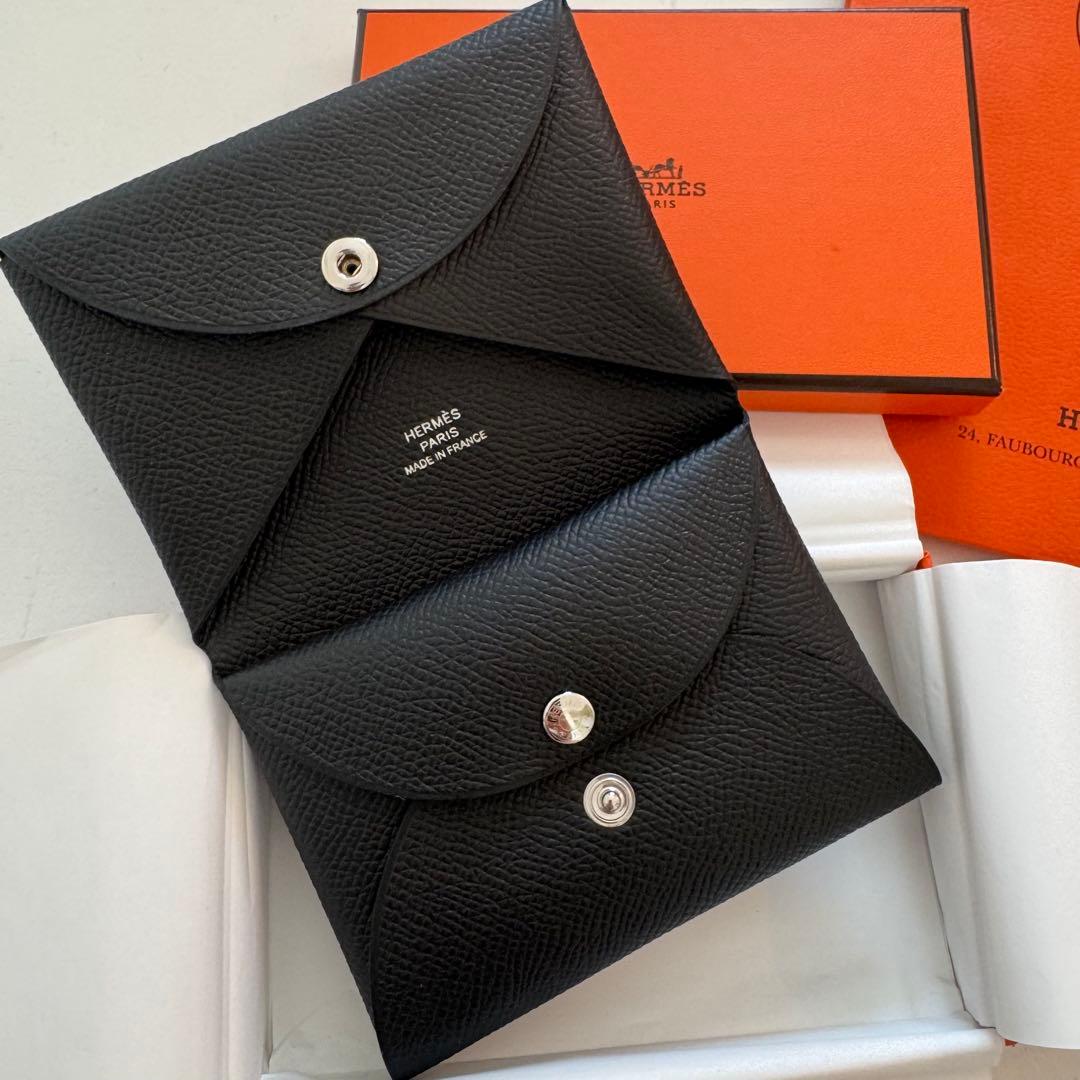 【新品未使用】HERMES カルヴィデュオノワール（エプソン）25年購入/W刻印