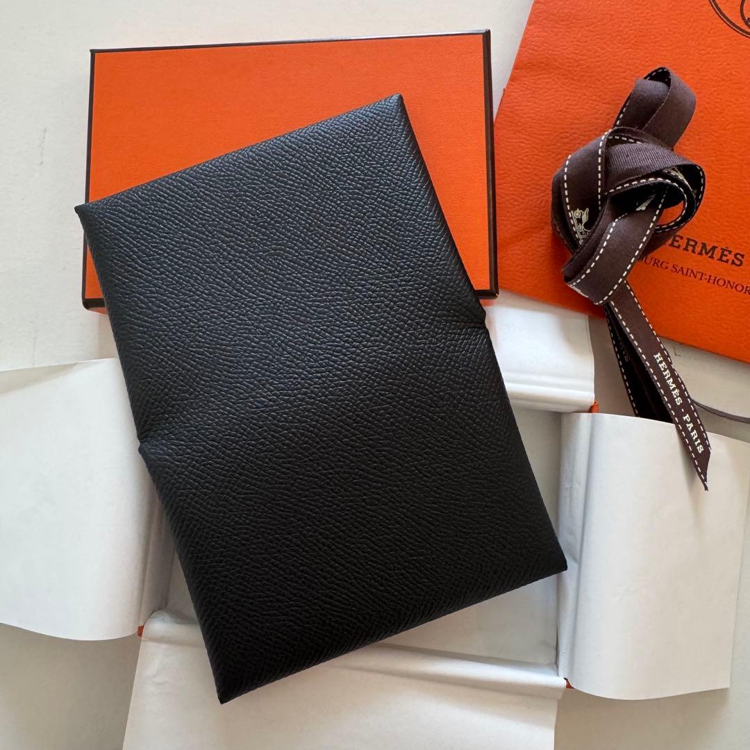 【新品未使用】HERMES カルヴィデュオノワール（エプソン）25年購入/W刻印