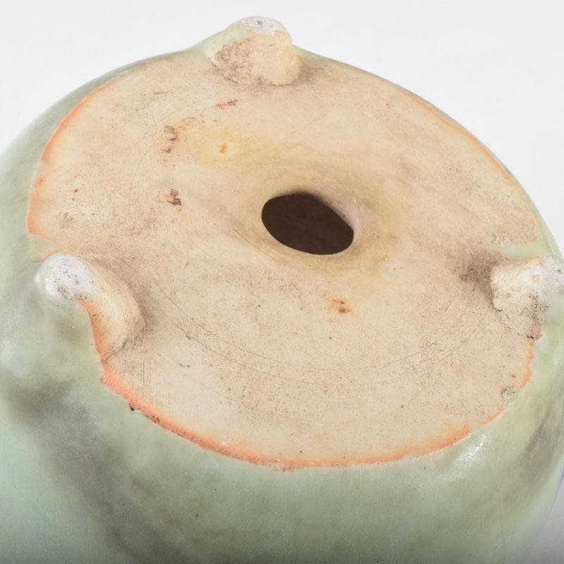 瀬戸焼古瀬戸青磁染付竹文鉢植木鉢C8792