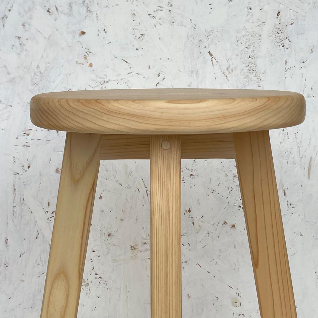 Kuutan　国産ひのき　丸椅子　木製スツール