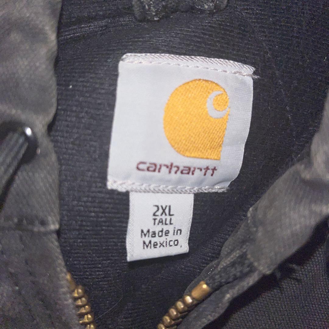 Carhartt フード付きジャケット 2XL TALL ブラック