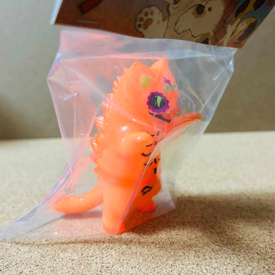 ネゴラ シュガースカル オレンジ ハロウィン 小夏屋 こなつ ソフビ