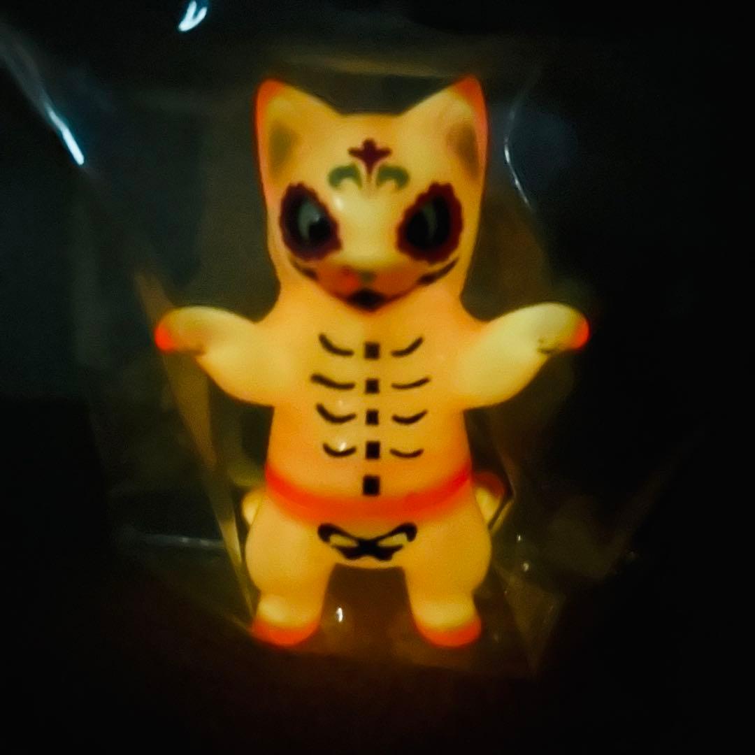 ネゴラ シュガースカル オレンジ ハロウィン 小夏屋 こなつ ソフビ