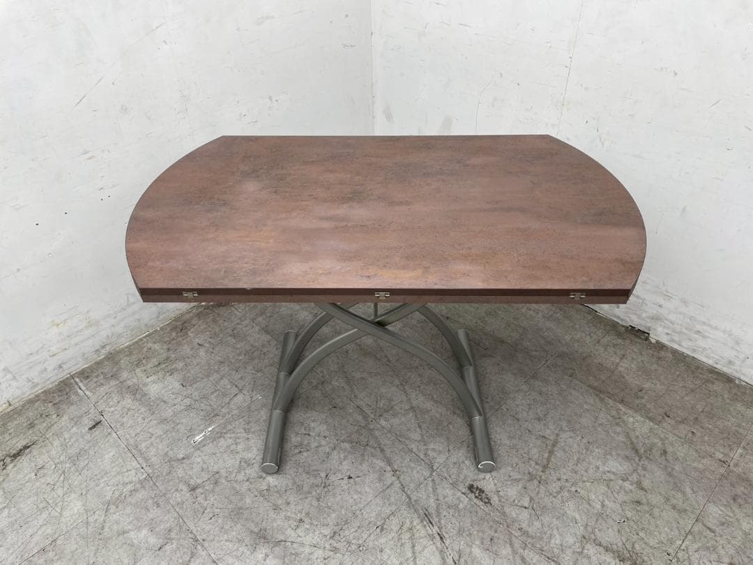 T7317☆美品☆イタリアOZZIOロンド☆18万☆昇降拡張リフティングテーブル