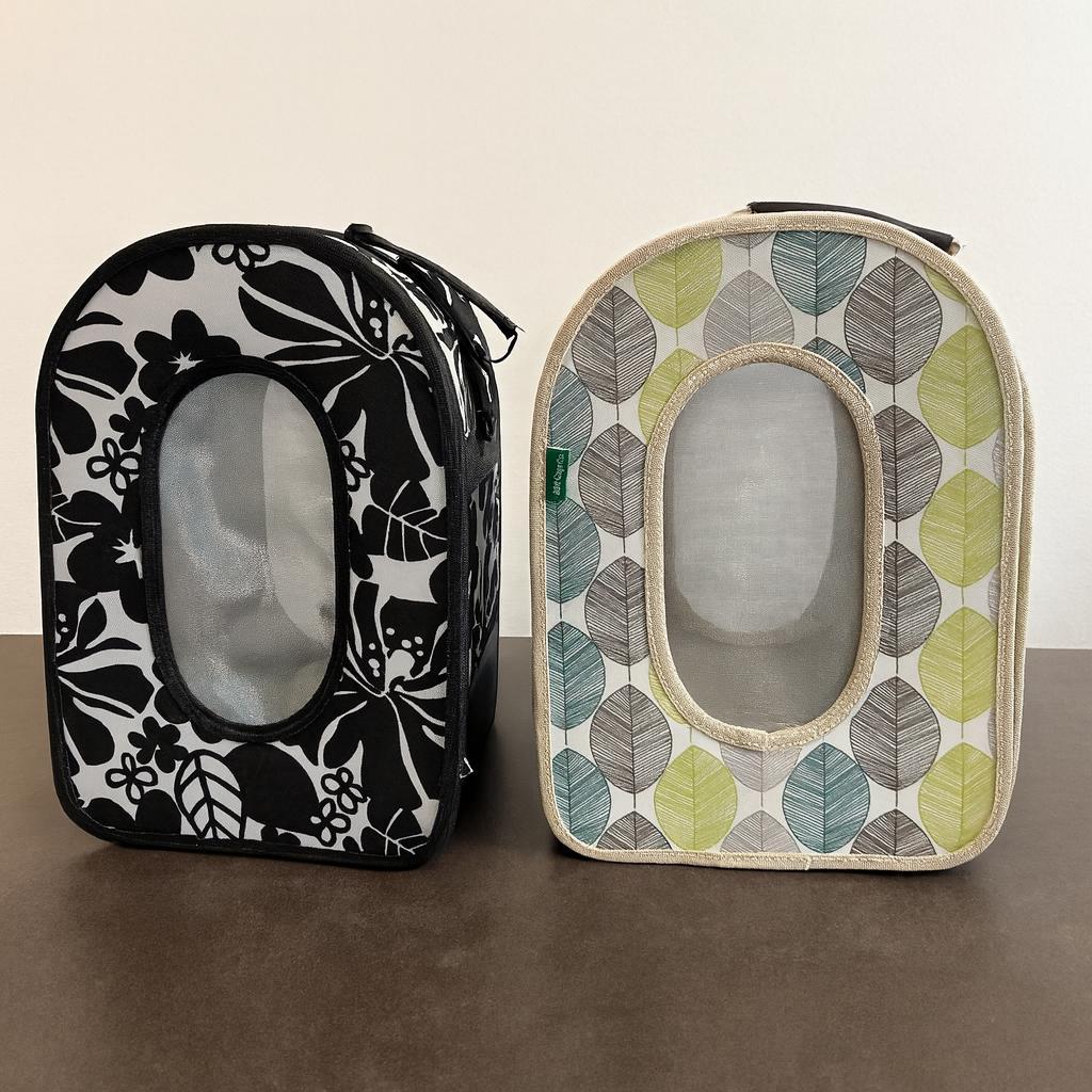 ブラック/S] バードキャリー 鳥籠 Sサイズ ブラック 鳥用キャリー 鳥用品