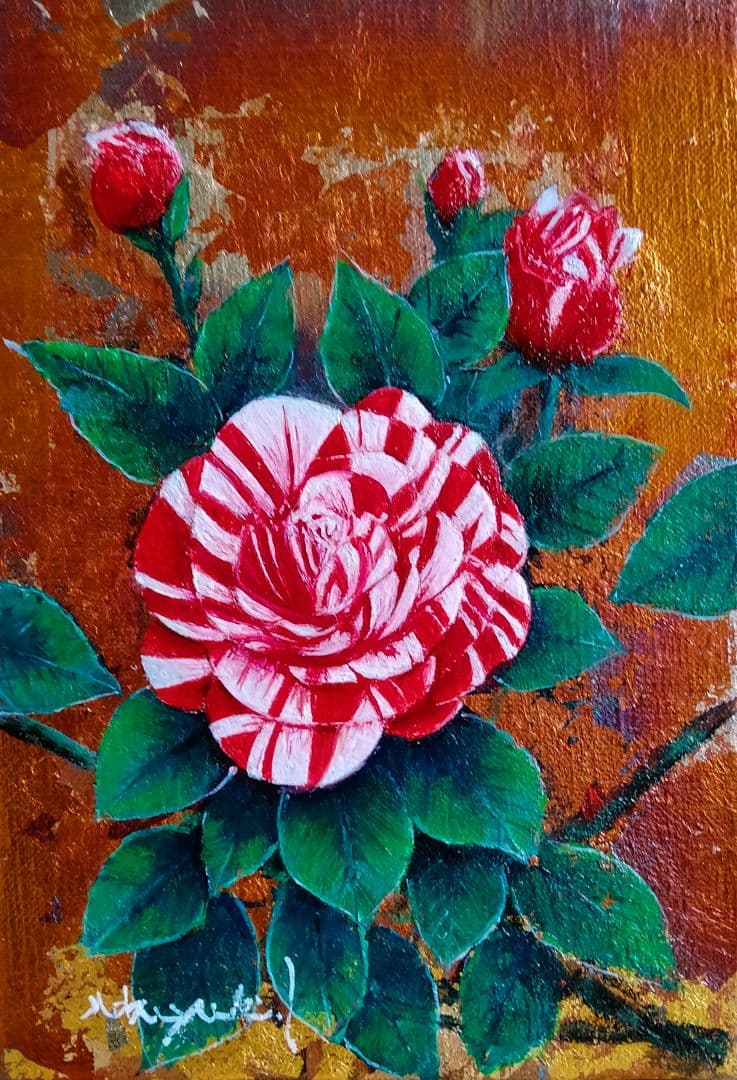 油絵 秋彩（旧・北海道庁舎)F3 洋画家 池畠 史幸 新作肉筆画 油絵