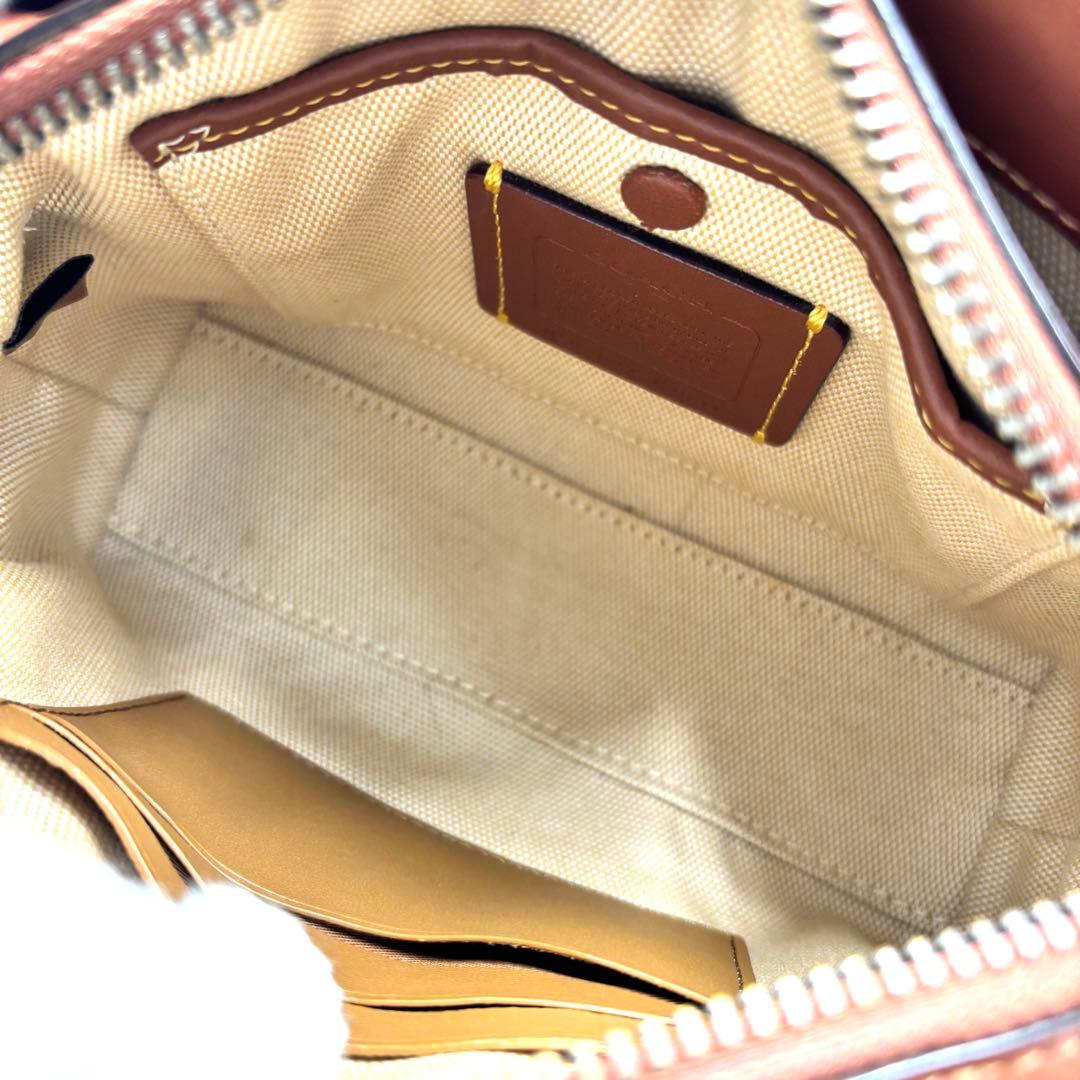 現行 コーチ 2way テート 18クロスボディ カラーブロック ハンドバッグ