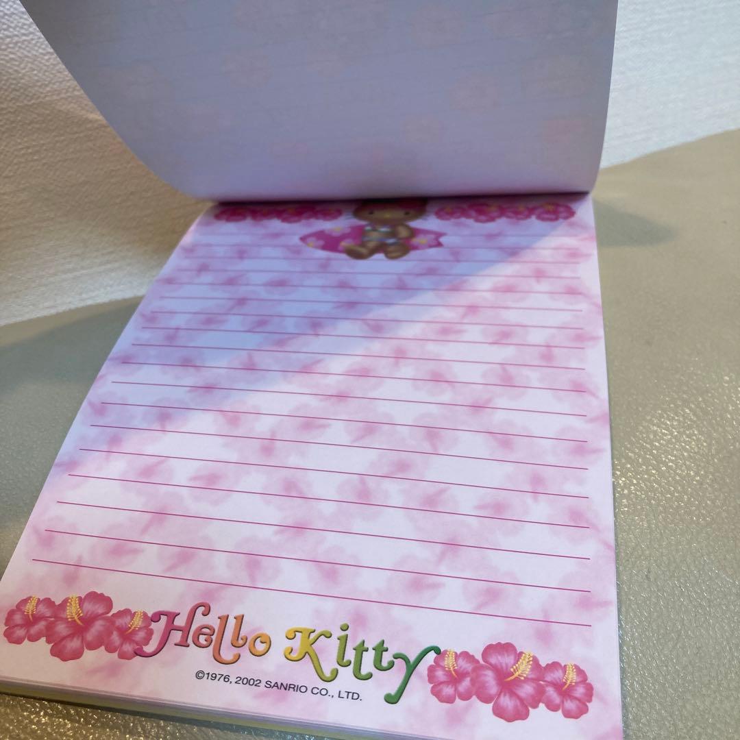 日焼けハローキティ サーフボードデザイン ハワイアン ハイビスカス　平成レトロ