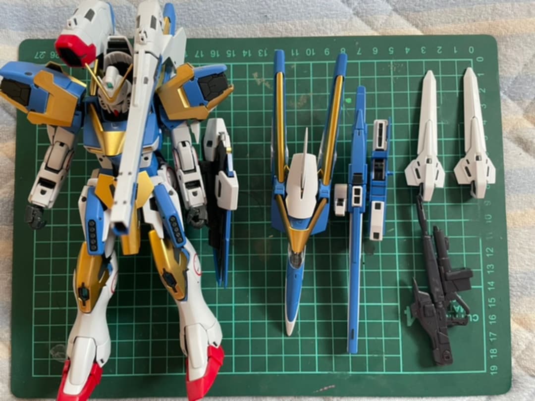 MG V2アサルトバスターガンダムver.ka 光の翼 セット