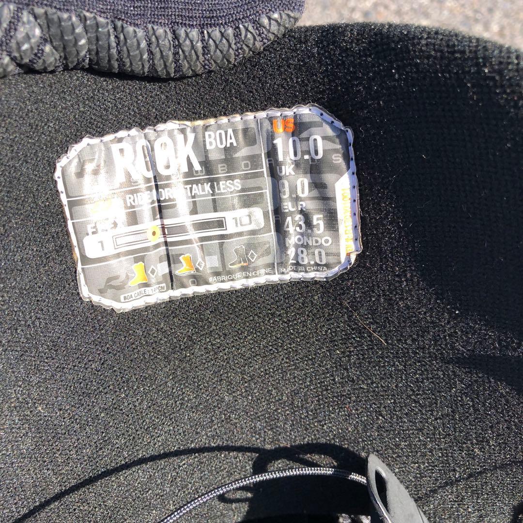 スノボブーツ　メンズ RIDE ROOK 28cm