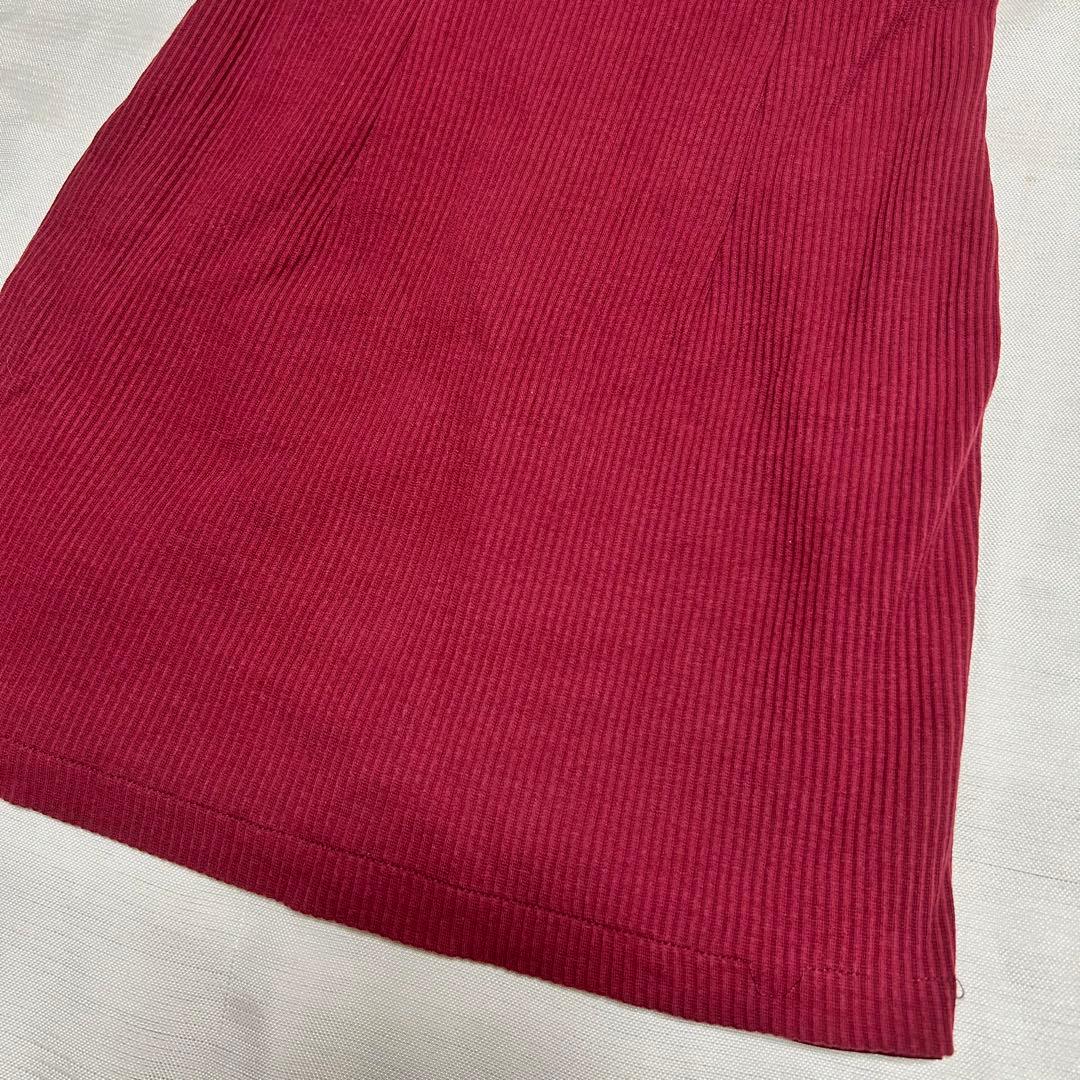 Robe de Fleurs バーガンディ タイトドレス