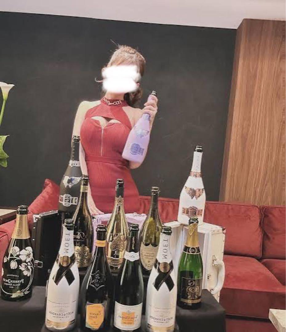 Robe de Fleurs バーガンディ タイトドレス