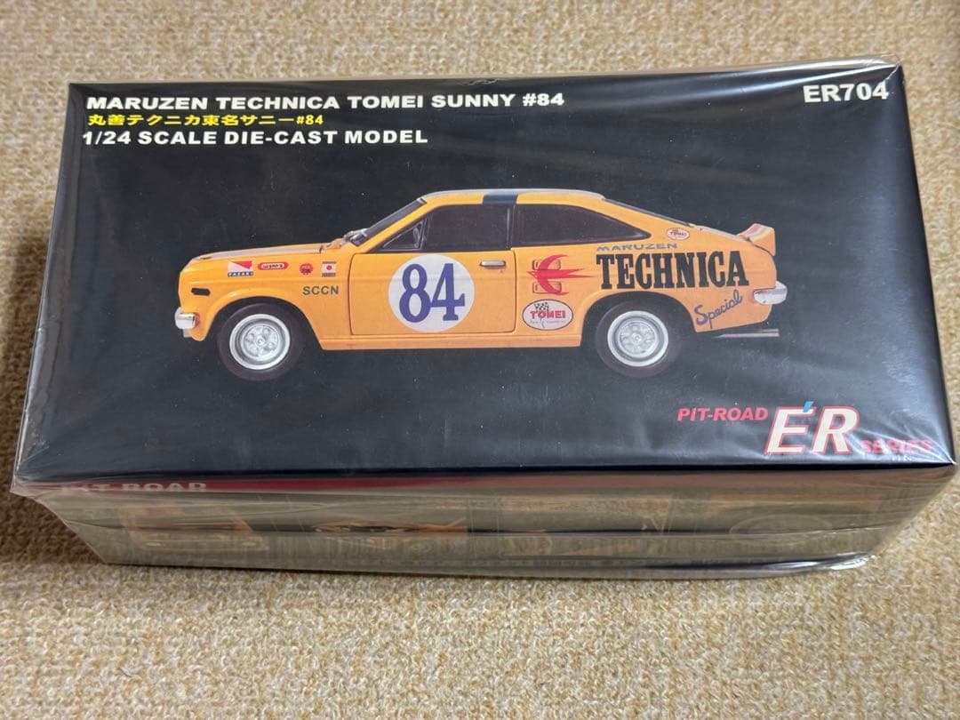 ピットロード 1/24 丸善 テクニカ 東名サニー #84 鈴木誠一 - メルカリ