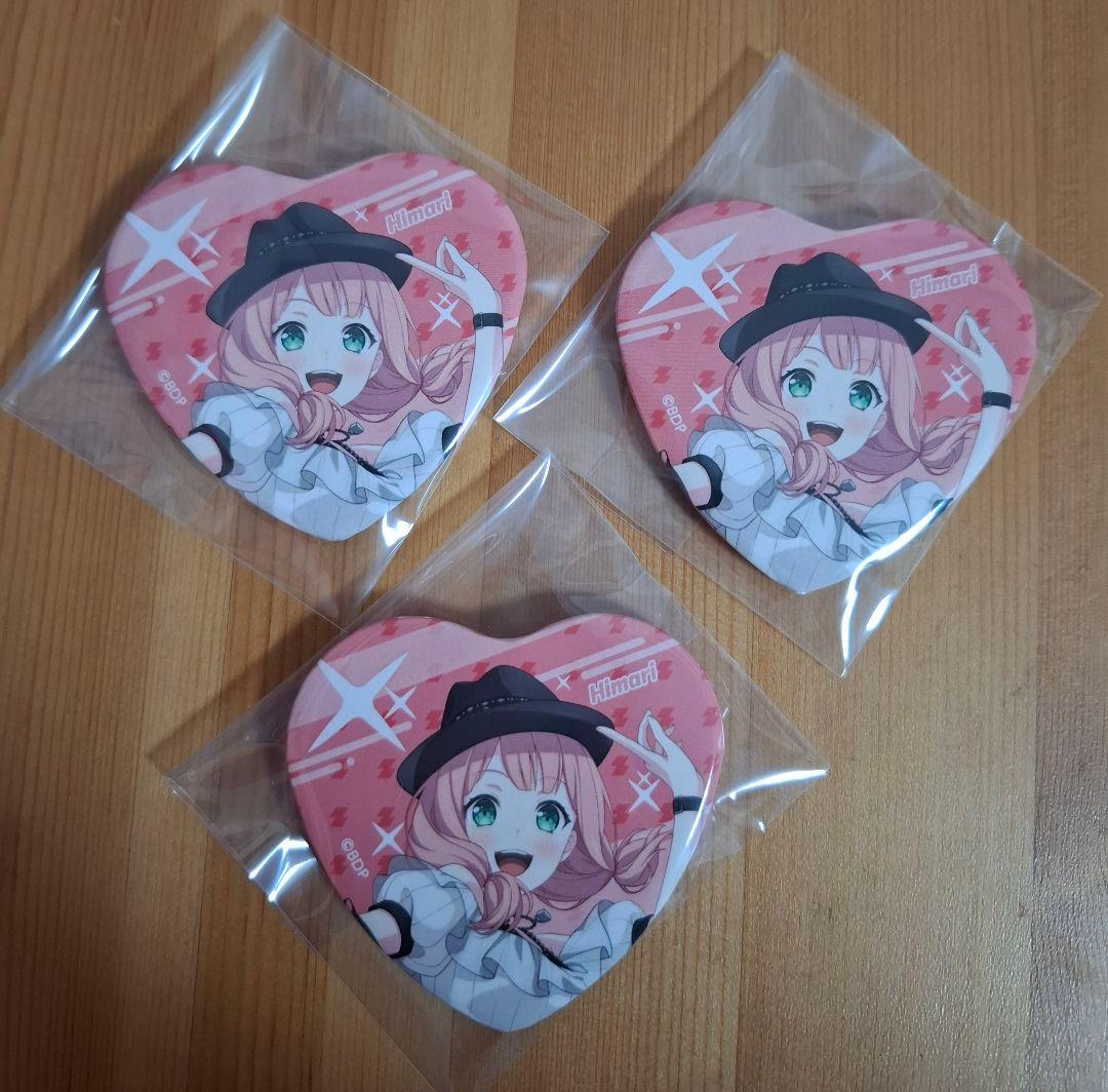 バンドリ ハート缶バッジ 上原ひまり - メルカリ