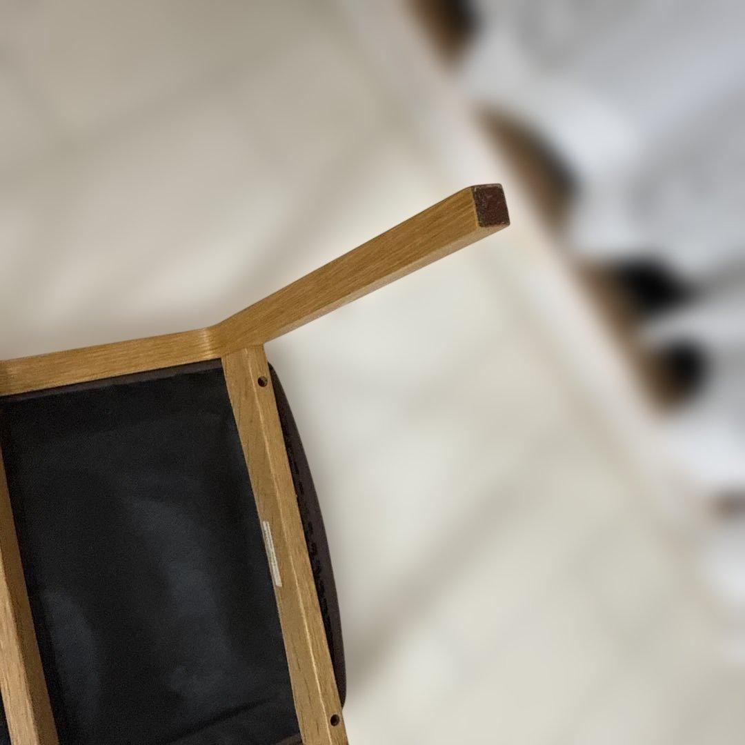 カリモク　ブラウン スツール　カリモク