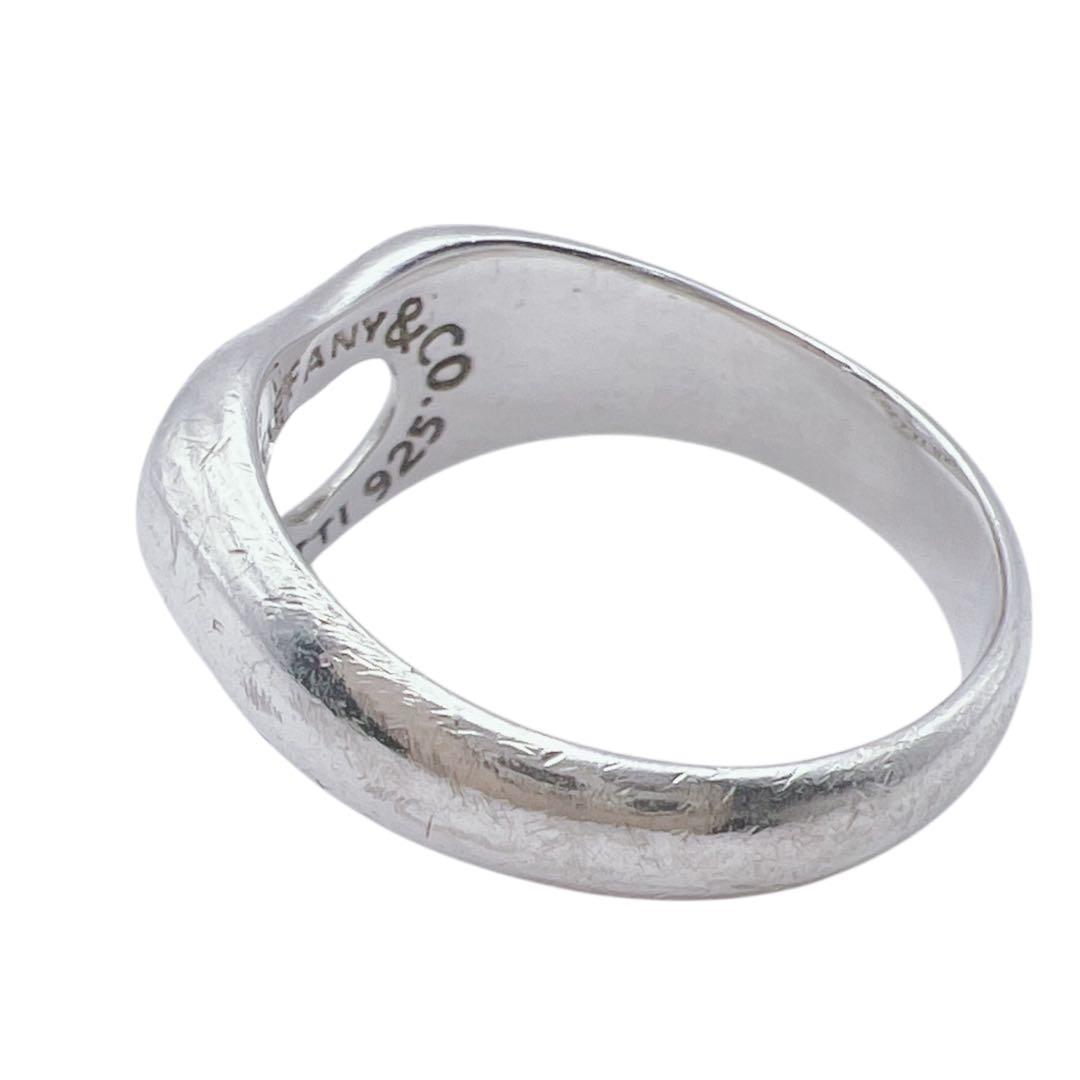 ティファニー　オープンハート　シルバー　リング　エルサペレッティ