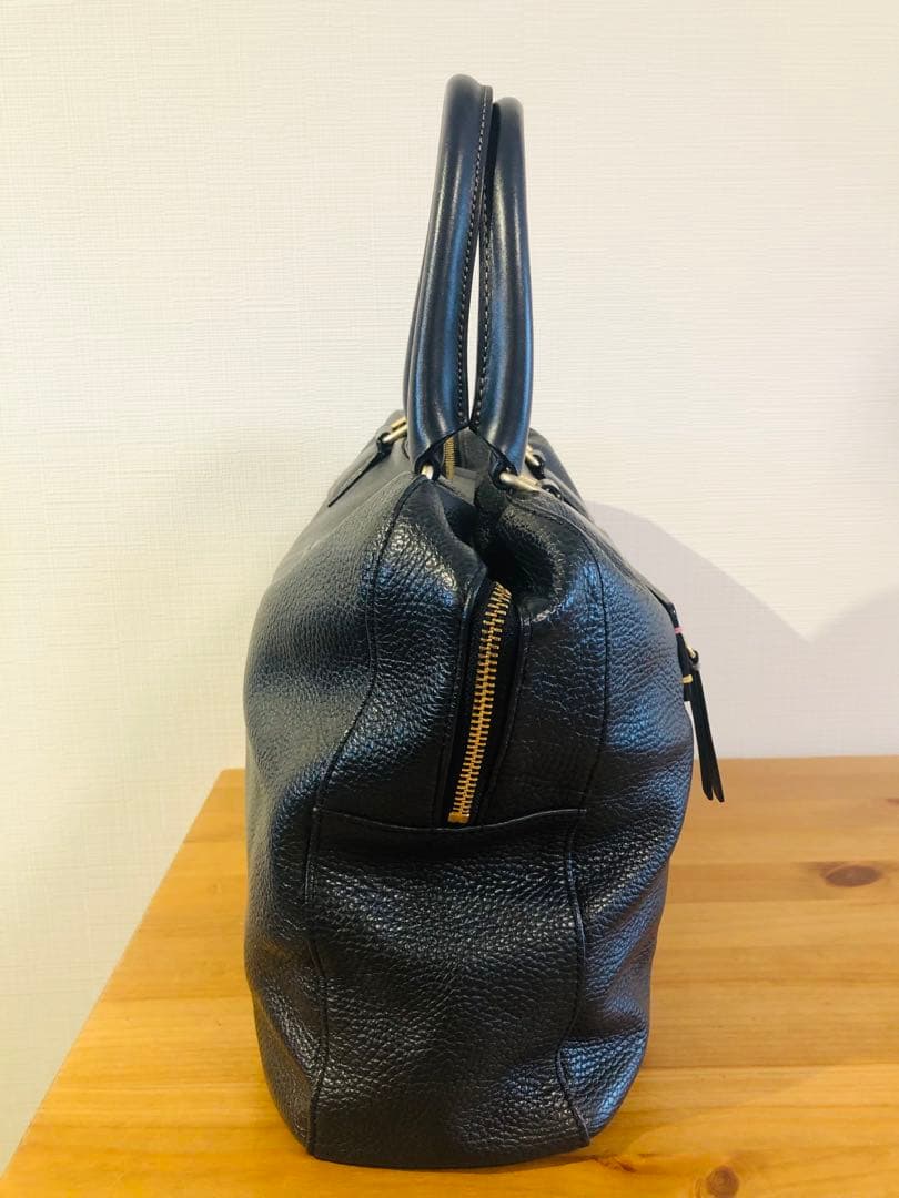 Paul Smith ビジネスバック　レザー　ネイビー