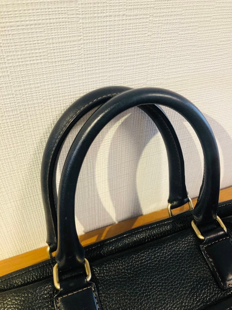 Paul Smith ビジネスバック　レザー　ネイビー