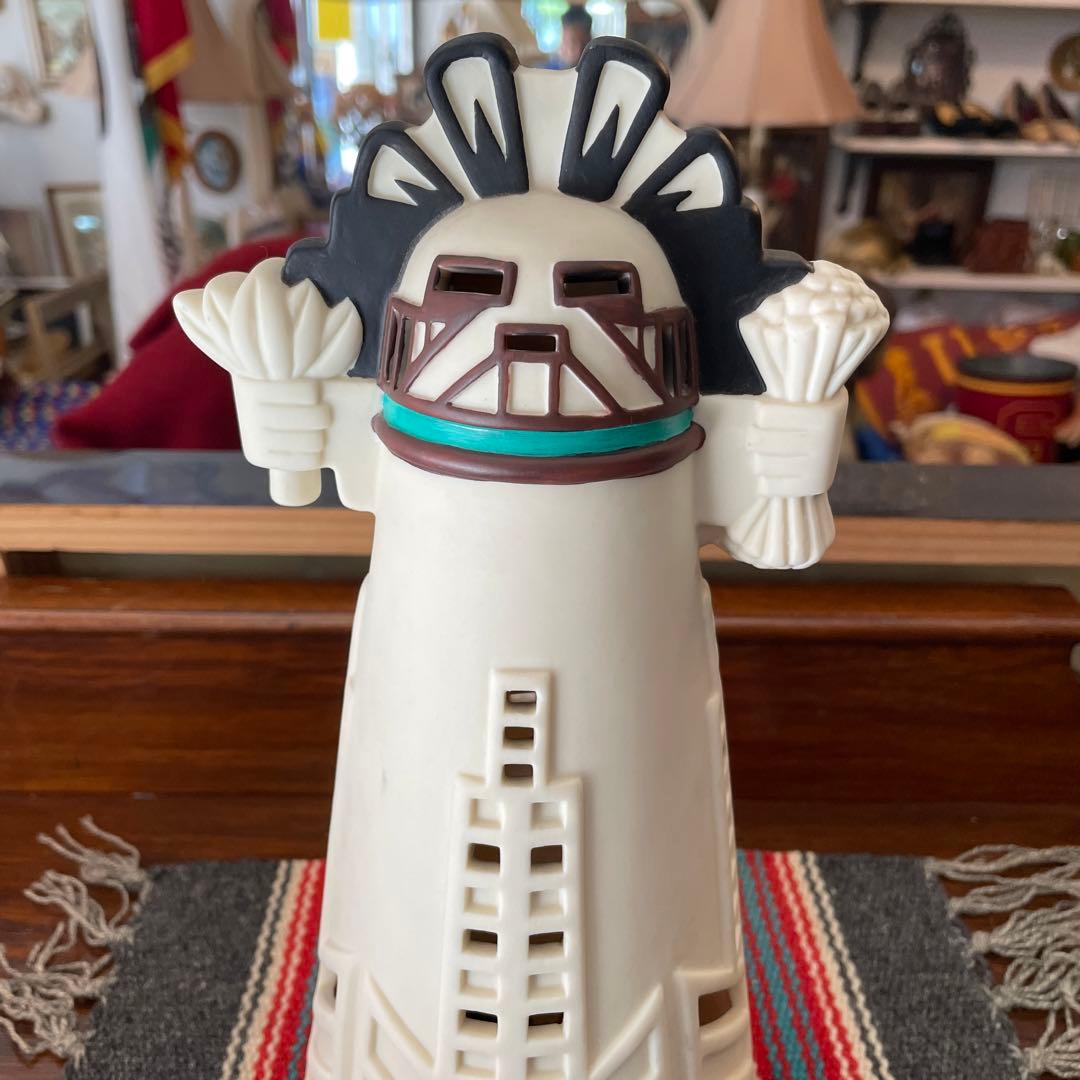 貴重！70's〜アメリカアンティークネイティブカチナ置物USA