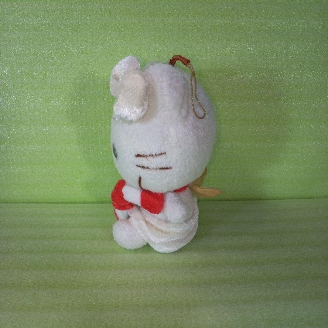 ハローキティ　HELLO KITTY　赤白マフラー　スカーフ　ぬいぐるみ　レア