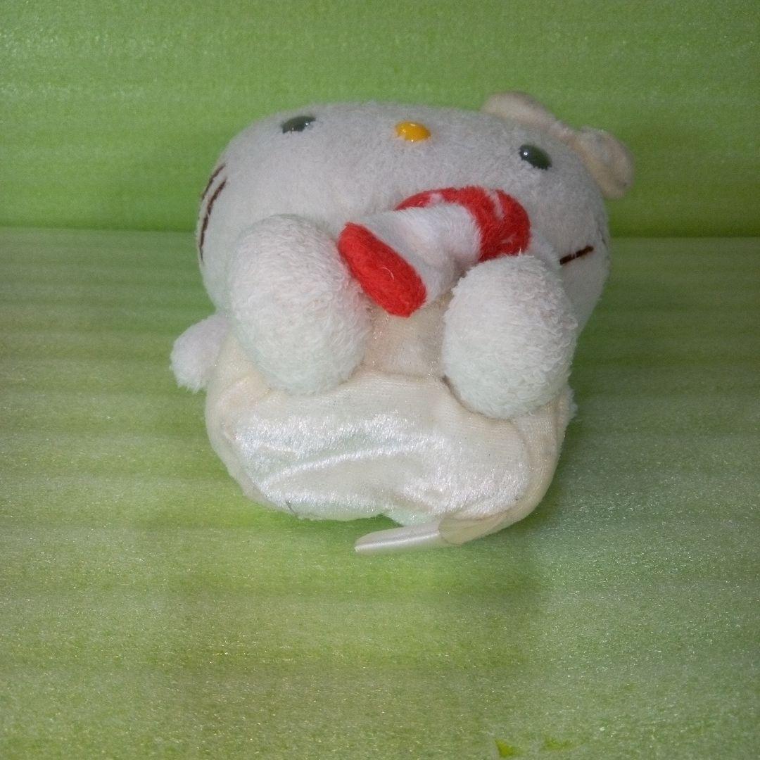 ハローキティ　HELLO KITTY　赤白マフラー　スカーフ　ぬいぐるみ　レア