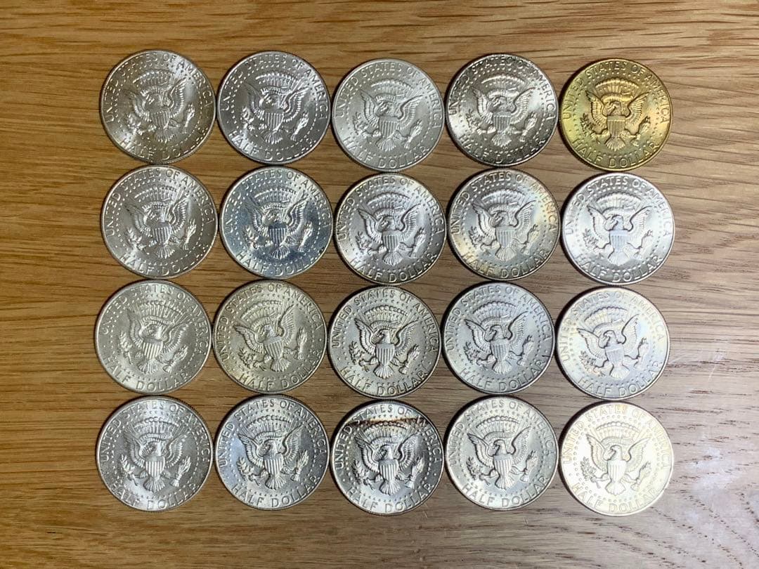 20 ホビー 【1964年 銀90％ プルーフ 未使用】 銀貨 ケネディ