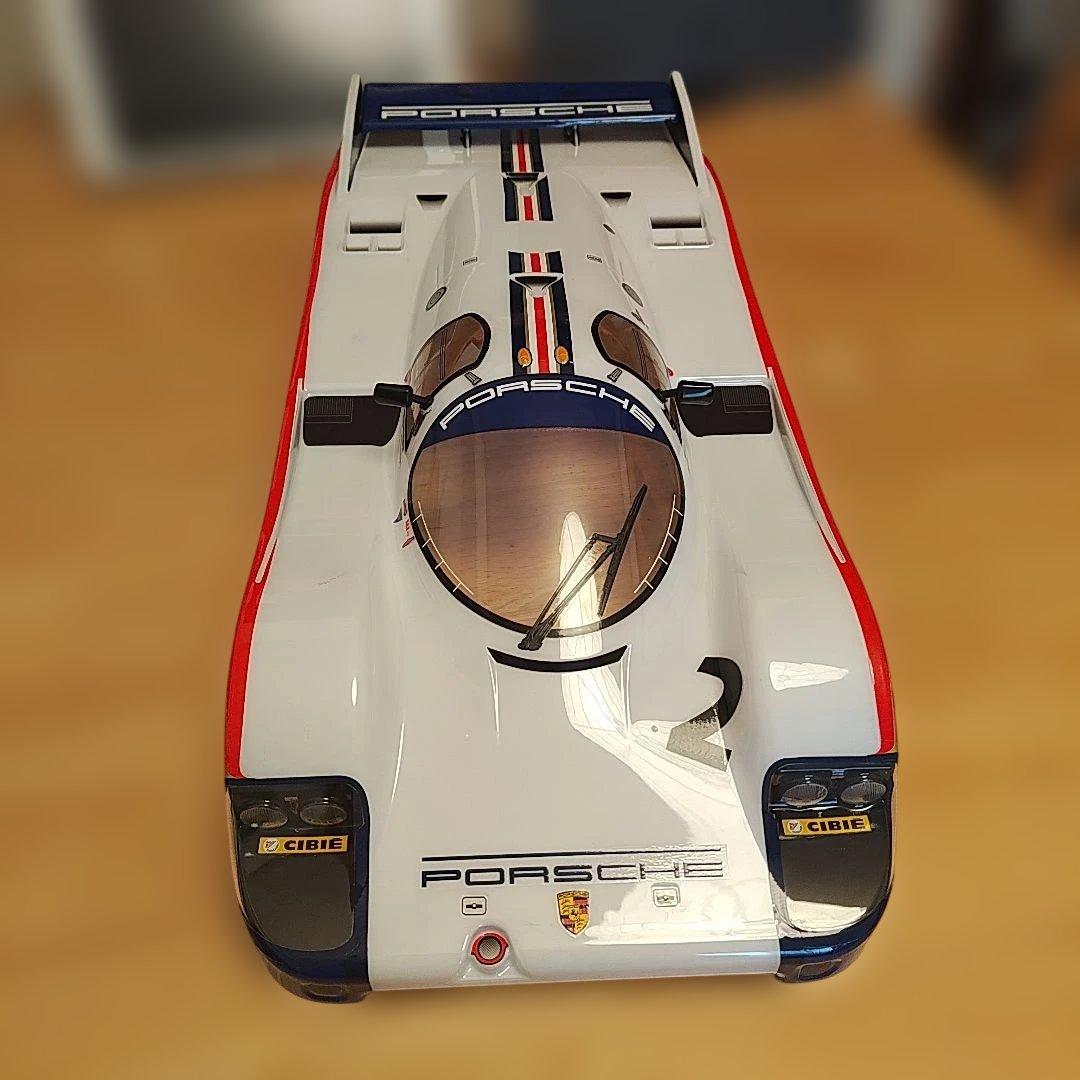 そ*）様 タミヤ　ポルシェ956 塗装済みボディセット　ロスマンズ対応タイプ