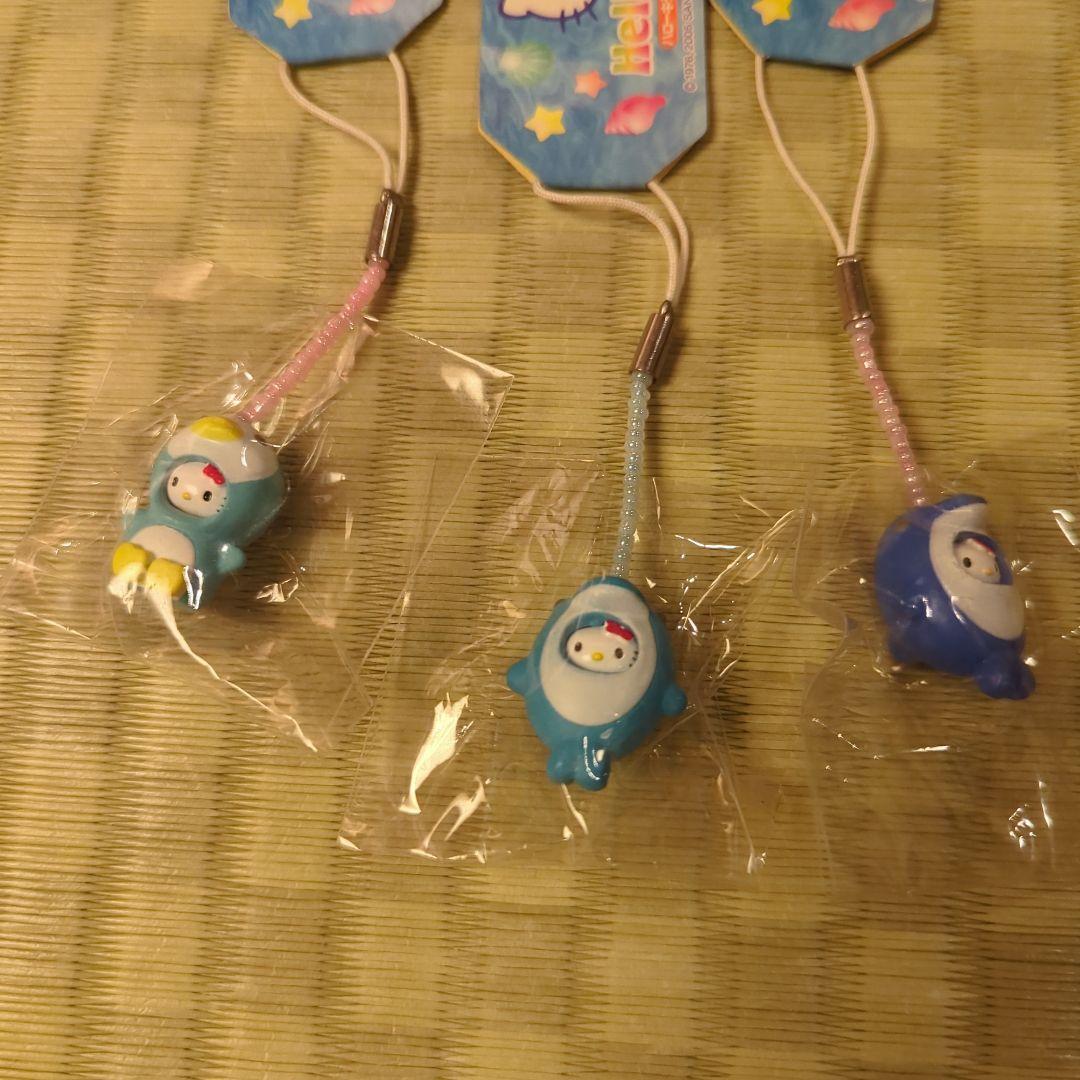 Sanrio ハローキティ 変身マリンシリーズ 根付ストラップ 平成レトロ