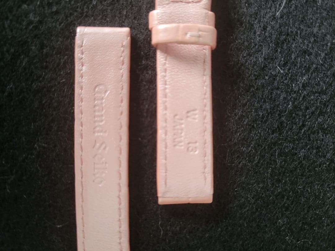 グランドセイコー レディース用純正クロコダイルレザーバンド&D