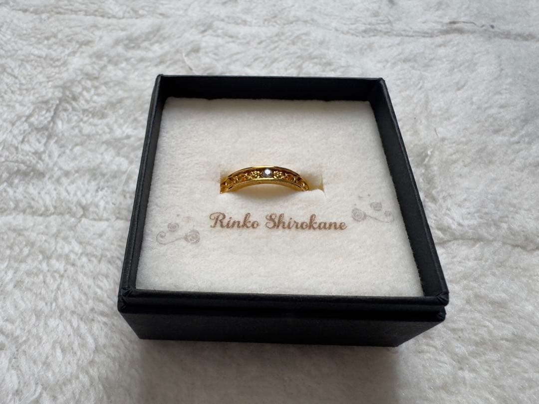 【受注生産品】 バンドリ モチーフリング Roselia 白金燐子 サイズ21号 受注生産品】 バンドリ モチーフリング Roselia 白金燐子 サイズ21号