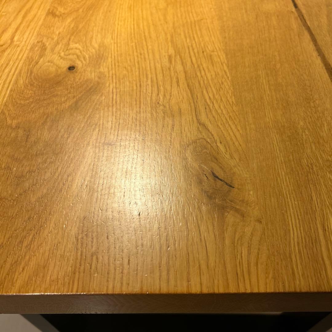 ダイニングテーブル　160cm オーク　一枚板風