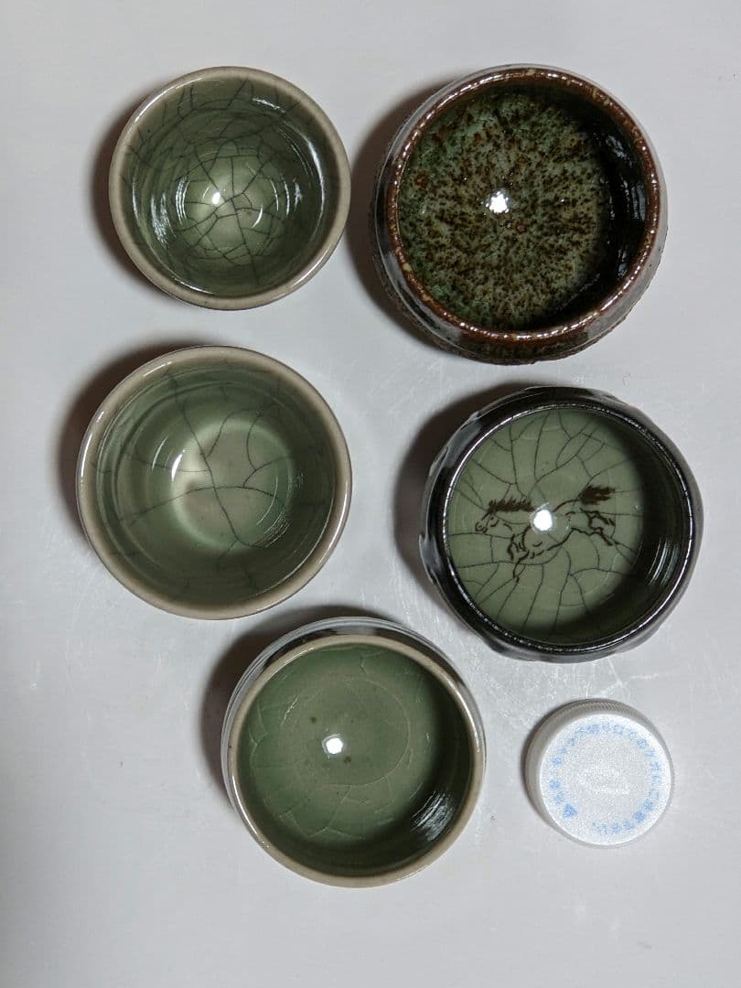♢福島県 相馬焼 各種酒器 ぐい呑み アンティーク 骨董品 コレクション